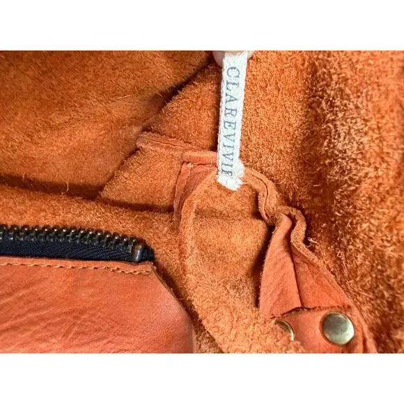 Clare V MessengerCrossbody Bag Nubuck-Unlined